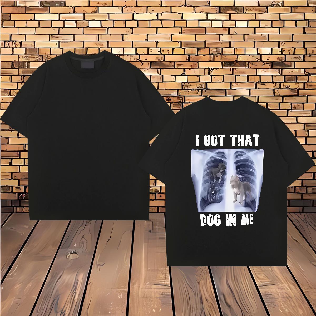 Classic Man T Shirts 230g Cotton Spring Summer Tees Breathable Short Sleeve Loose Men Tops Tees Cartoon Printing L-4XL