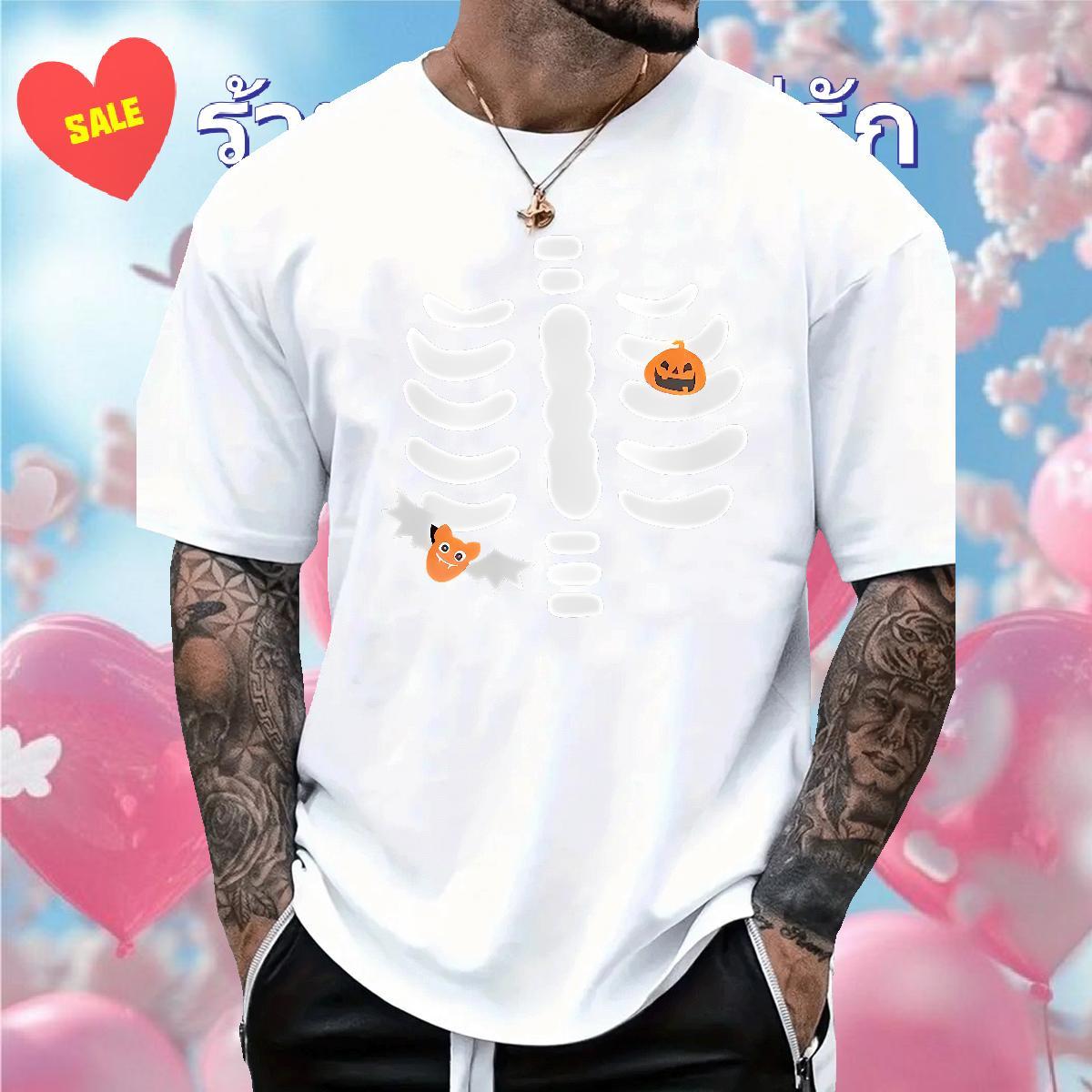 Classic Casual Mens T Shirts 100% Cotton 230g pumpkin Street Casual Polos Crew Neck Wholesale Tshirts DIY Logo Oversized