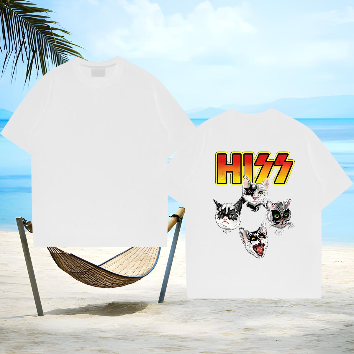 Unisex Tshirt for Man Woman 100% Cotton 230g cute Man T Shirts Anime Printing Street Breathable Soft Custom Anime Wholesale Tops Shirt