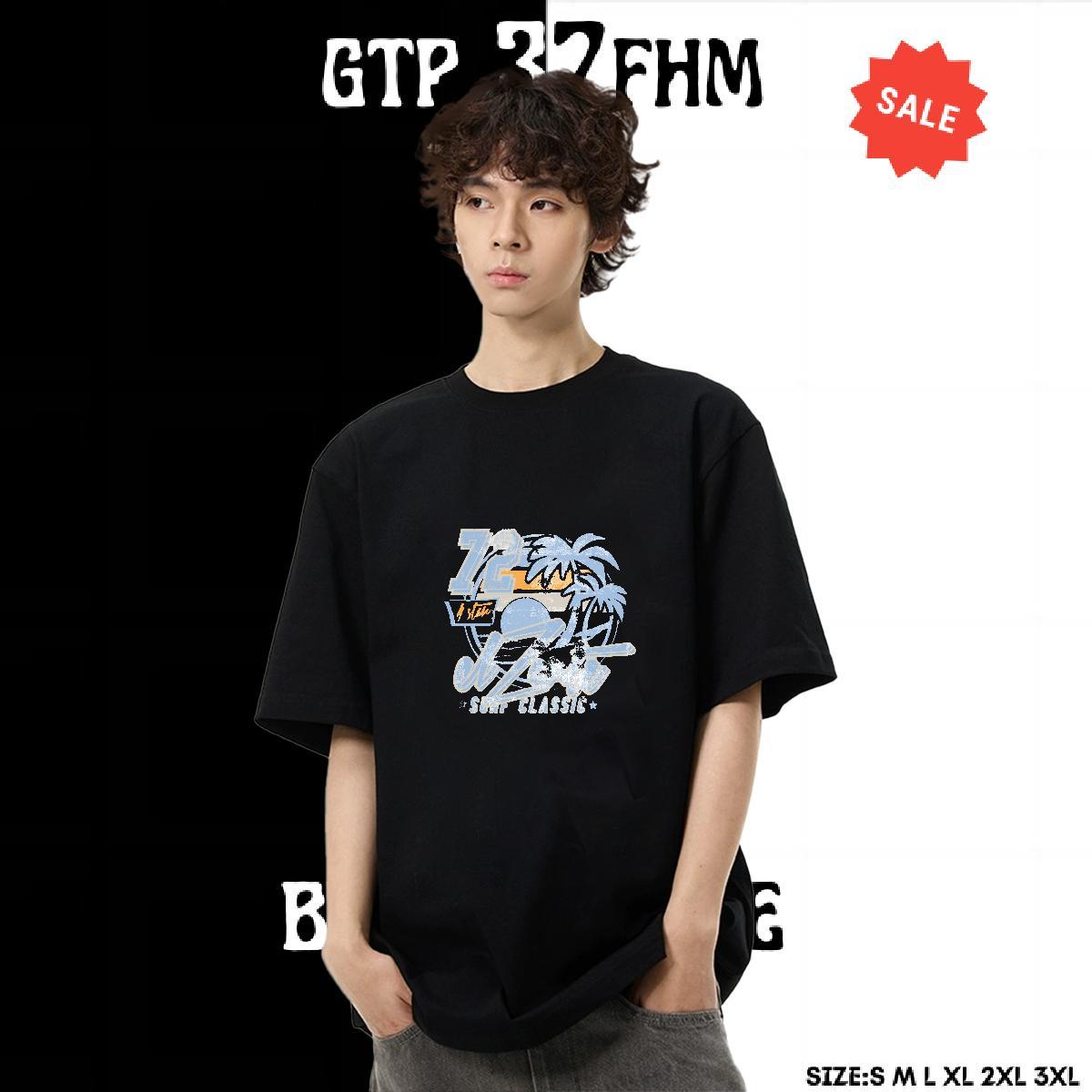 Cool Tshirt for Man Woman 230g Pure Cotton Hip Hop beach DIY Logo Oversized Breathable Short Sleeve New T shirt Tops Shirt