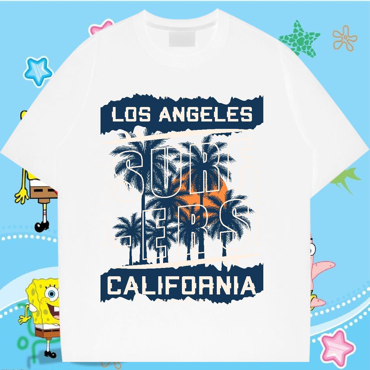 Soft Women T Shirts Breathable Short Sleeve Women Tshirts Anime Print tree Sports Street Wear 230g Pure Cotton Casual New Top Shirts