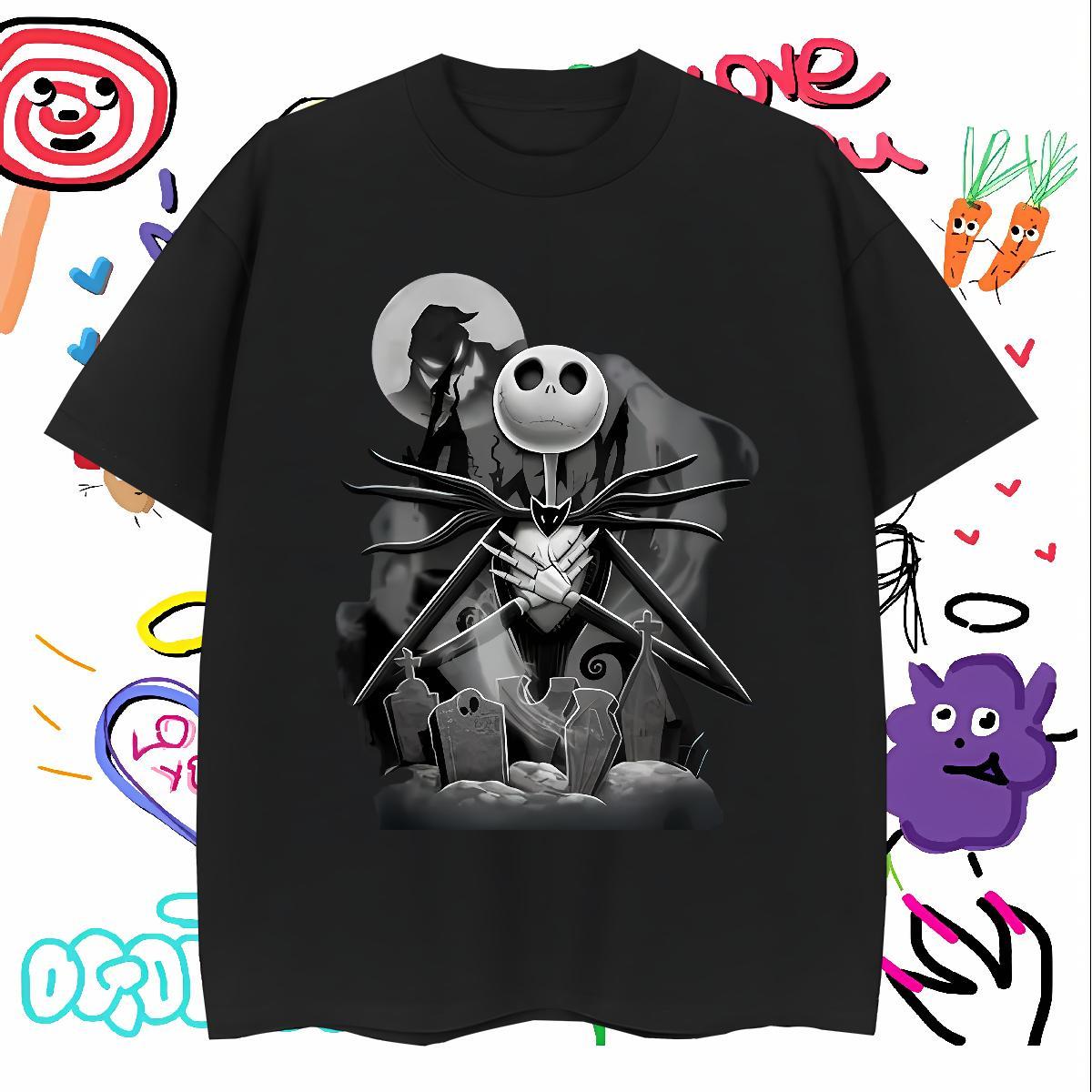 Cool Tshirt for Man Woman 100% Cotton 230g skull Man T Shirts Sports Casual Breathable Soft Custom Cartoon Casual New Polos