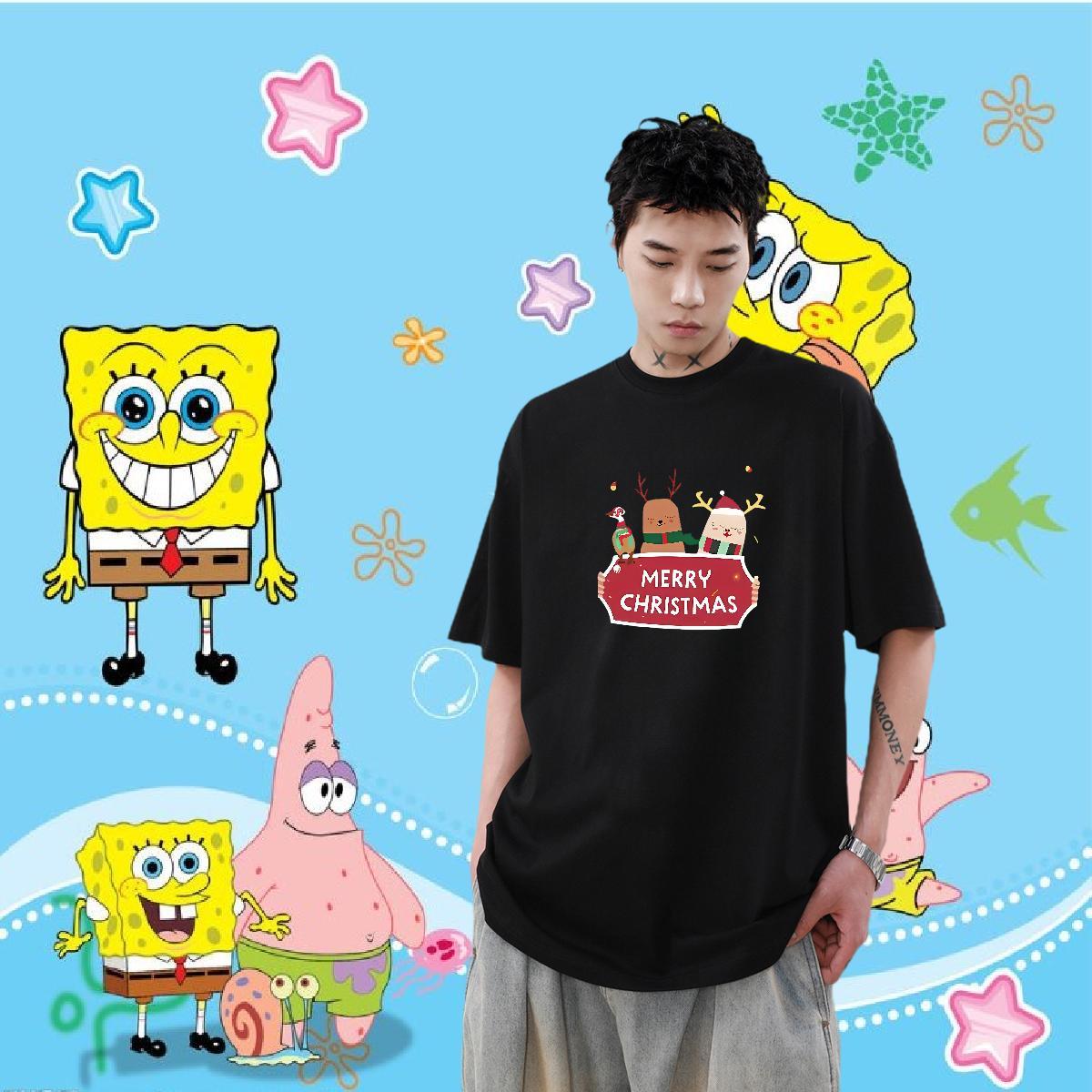 Fashion New T Shirt For Man 230g 100% Cotton Christmas Sport Top Tees Short Sleeve O-Neck Popular Mens Tshirts Plus Size Custom