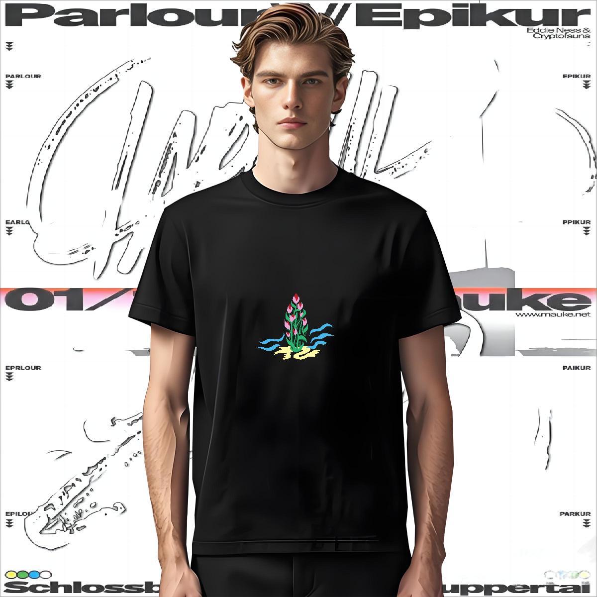 T Shirts Men 230g 100% Cotton flower Street Casual O Neck Short Sleeves Plus Size Custom Men Tops Tees Brand Comfortable Clothes