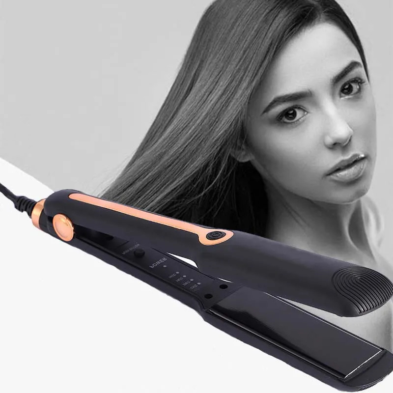 Hair Straighteners Professional Wet Dry Fast Styler Tourmaline Ionic Flat Iron Wide Plate Hair Straightener Hair Styling Tools 240729