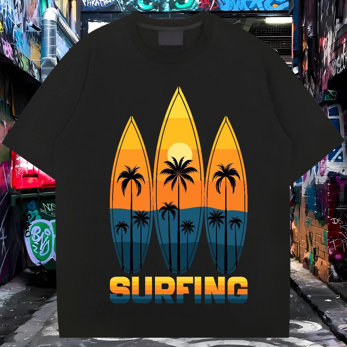 Brand Mens T Shirts 230g 100% Cotton tree Casual Daily Wear Tops Short Sleeve Soft High Quality Men Tshirts Skull