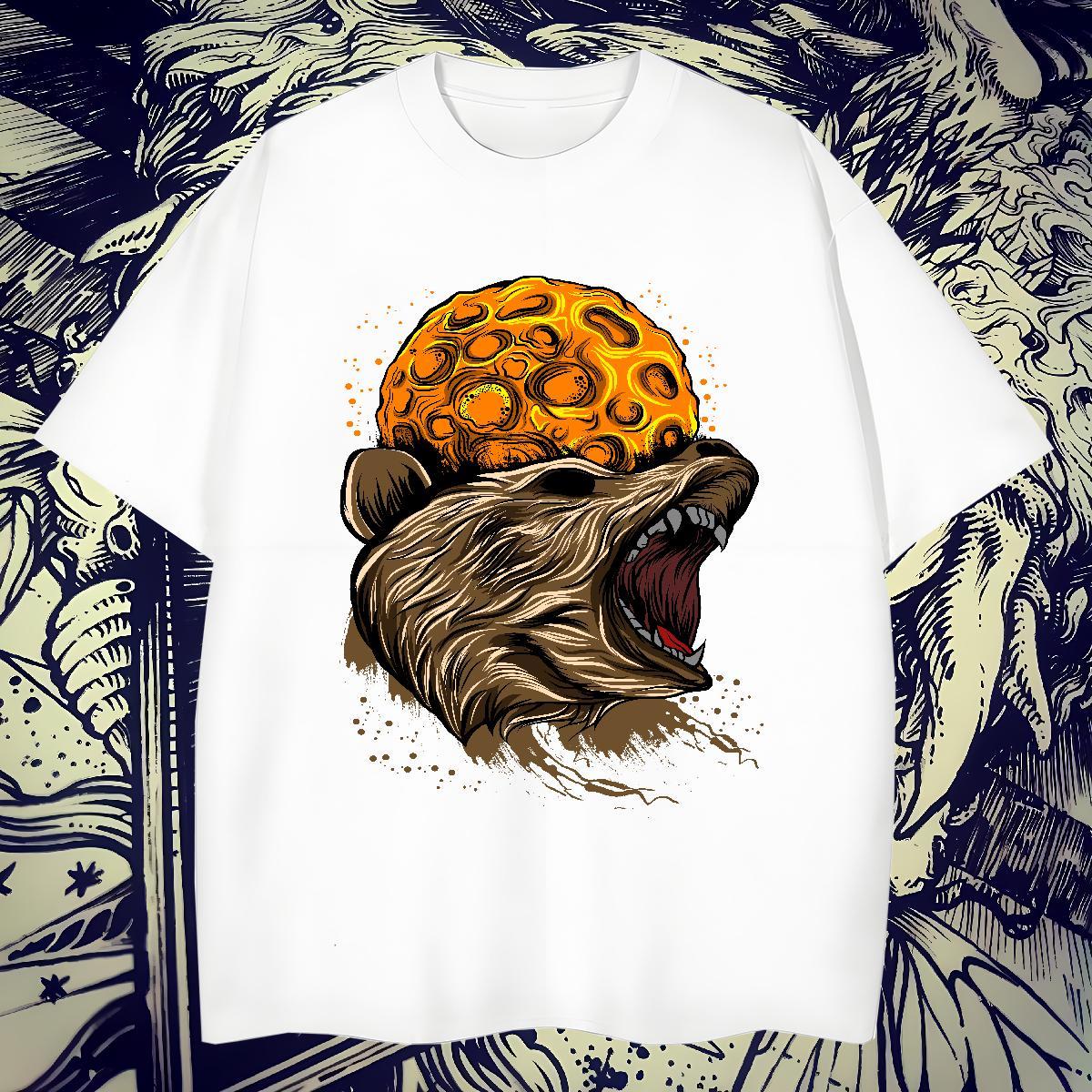 Soft Men Tshirts 230g 100% Cotton Daily Outfit cool Custom Print Oversized Breathable Short Sleeve Fashion New T Shirt For Man Top Tees