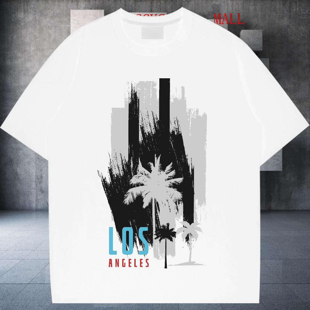 Free Shipping T-Shirts Breathable Short Sleeve Lady T shirt Oversized tree Sport 230g Cotton Classic Tees