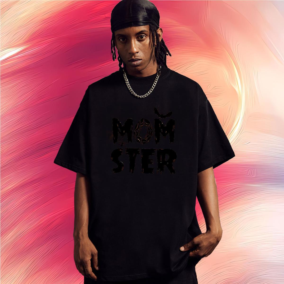 Factory Direct T-Shirts for Men 230g Cotton halloween Hip Hop Street Tees Shirts O-Neck Short Sleeve Cool Mens Tshirts Oversized 4XL