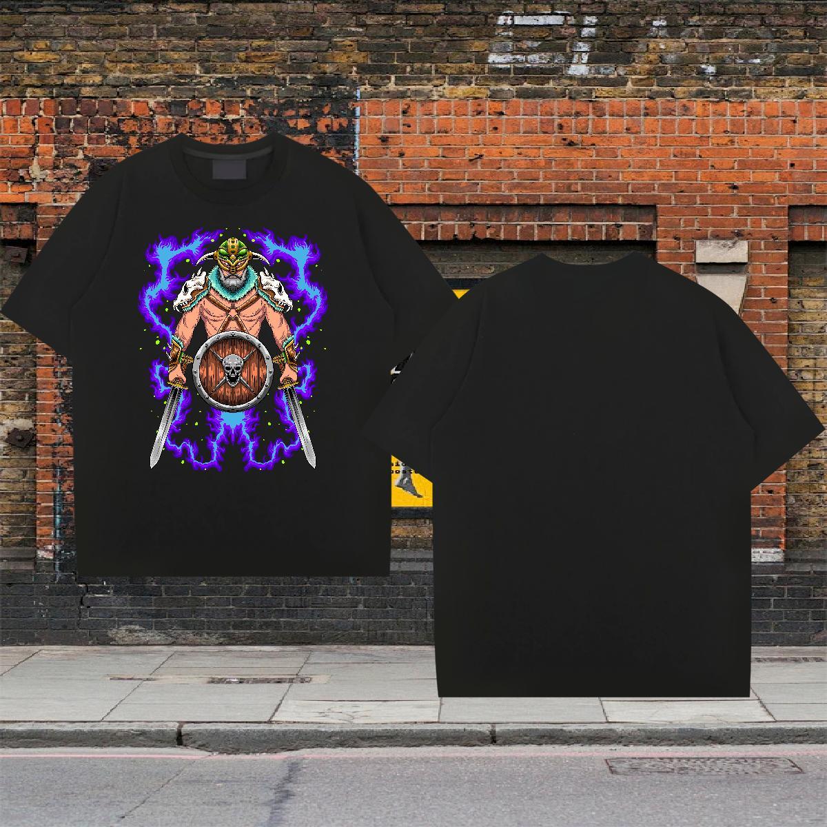 Designer Men Tshirts 230g 100% Cotton Casual ET Floral Print Breathable Short Sleeve 2024 New T Shirt For Man Tops Shirt