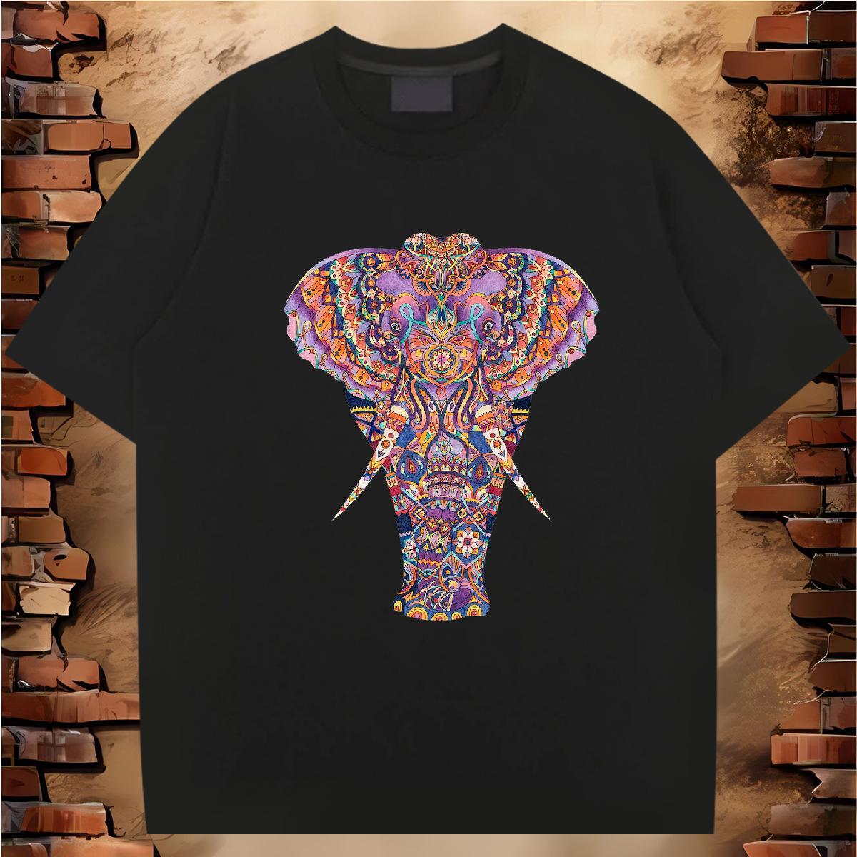 Man T Shirts 230g Pure Cotton Casual Daily Wear Round Neck Short Sleeve Black White Men Tshirts Fashion Casual Cool Tees Shirts