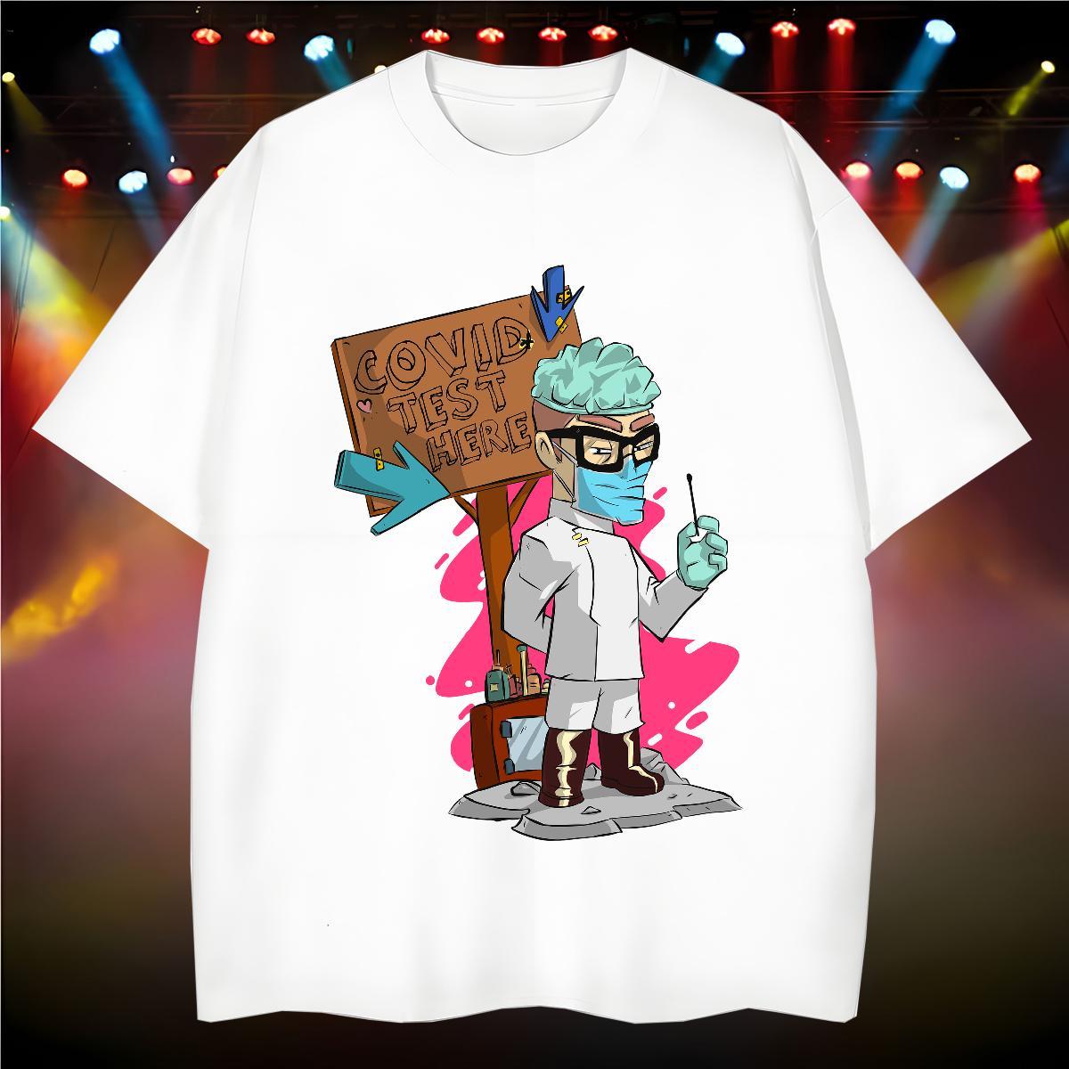 Men T Shirts 230g Pure Cotton portrait Sports Casual Breathable Short Sleeve Plus Size Custom Men Tees Fashion Comfortable Tshirts