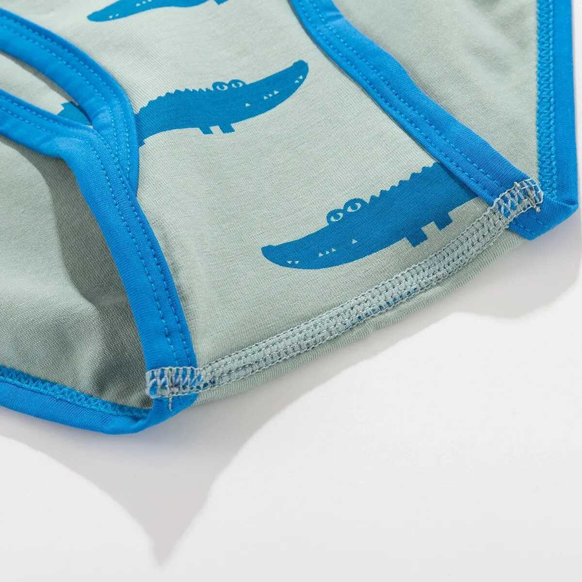 Little boy breathable unmarked boxer briefing boys cotton underwear 3 packsW240715