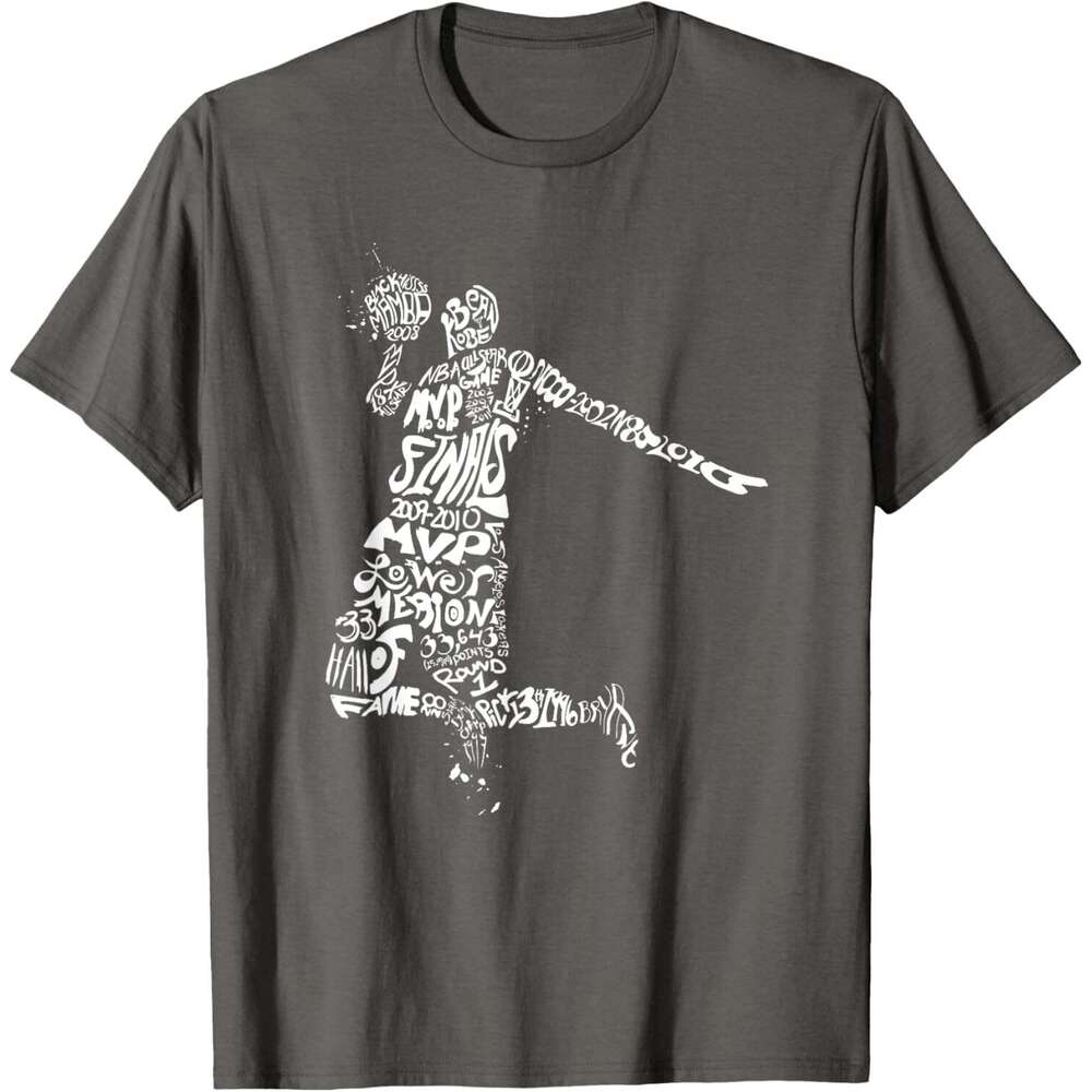 T shirt Mens Vintage Basketball Player Birthday Gifts Men Boys T-Shirt shirts tshirt graphic tee Casual tops summer clothes Short sleeve Free shipping