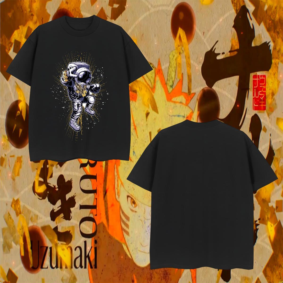 T shirt 230g Pure Cotton cosmonaut Sport Breathable Soft Custom Big Size Men Tops Tees Free Shipping Loose Wear