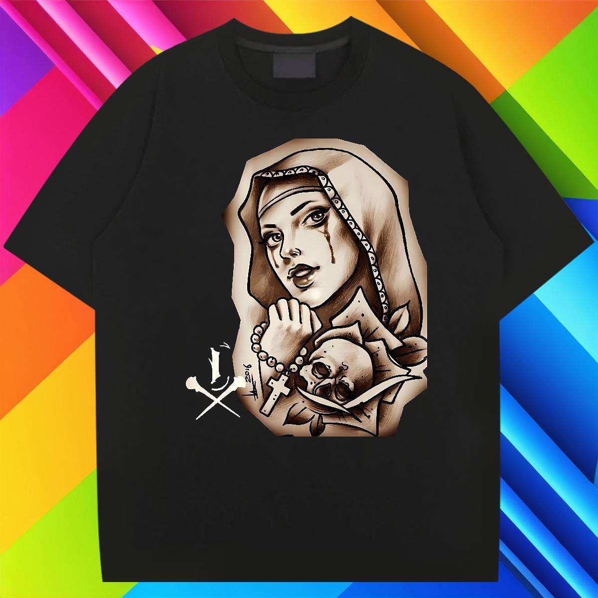 T-Shirts for Men 230g Cotton nun Street wear Hip Hop Short Sleeve Soft Oversized 3XL 4XL Mens Tshirts Customized Brand Tops Shirt