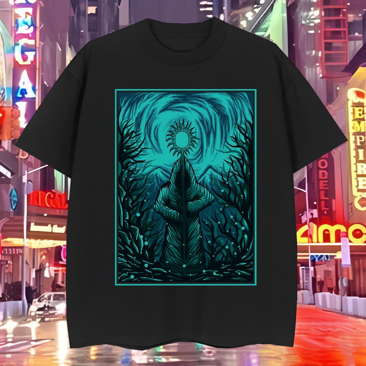 T-Shirts for Men 230g Pure Cotton painting Sports Casual Breathable Short Sleeve Customized Mens Tshirts 2024 Summer Loose Tees