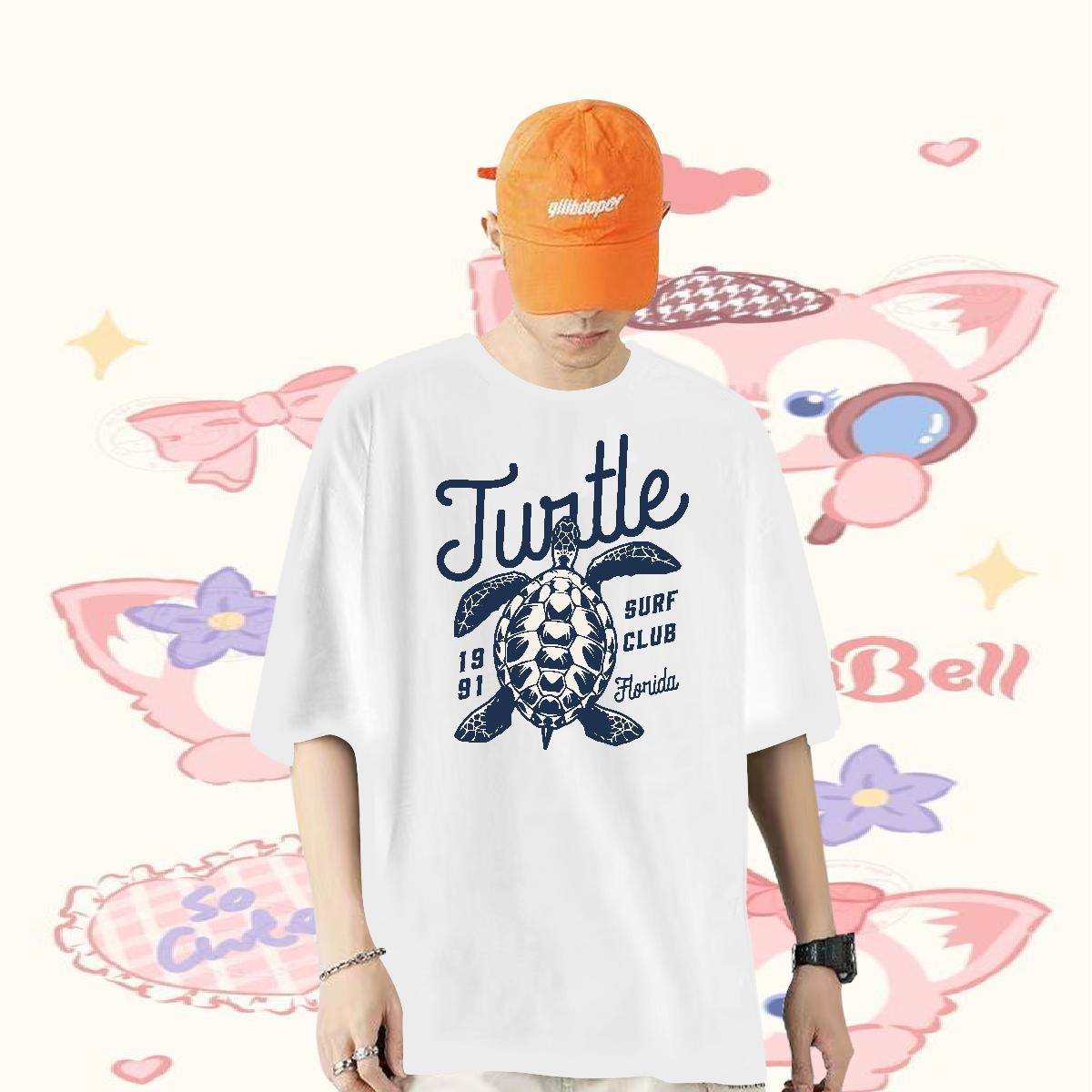 Designer Man T Shirts 230g 100% Cotton Sports Casual Tees Shirts Crew Neck Breathable Loose Tshirts DIY Printed