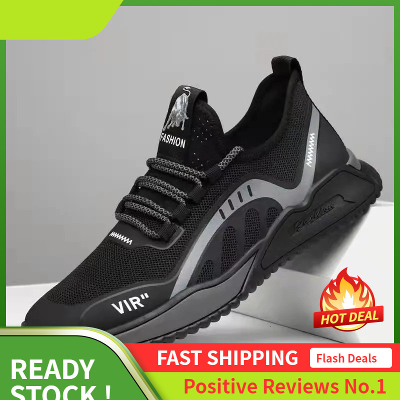 Men Design Ddmysports Sneaker Casual Mesh Breathable Black White Sports Running Shoes Outdoor