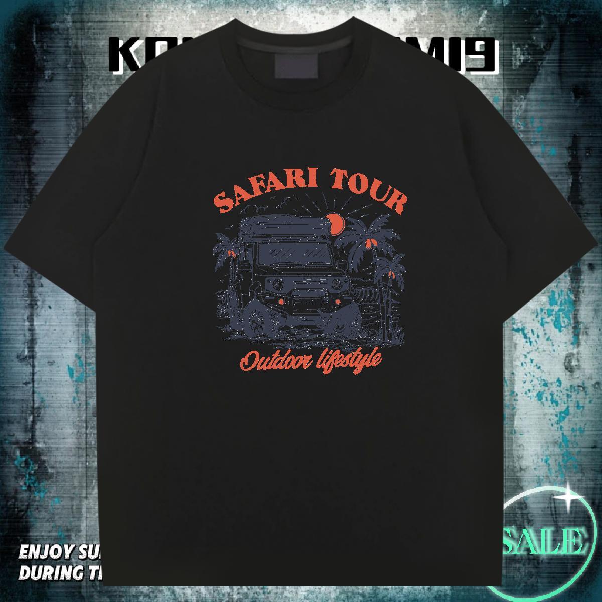 Loose Fit Men Clothes T-Shirt 230g Pure Cotton Sports Casual car Custom Printed Breathable Designer Fashion T shirt Tops