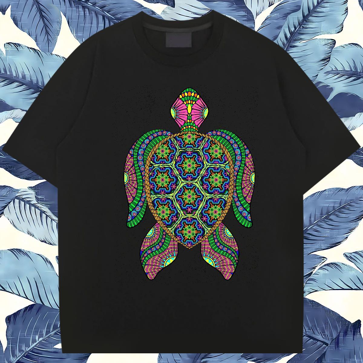 Fashion New T shirt 100% Cotton 230g tortoise Hip Hop Tees Shirts Short Sleeve O-Neck Comfortable Mens Tshirts Custom Printing