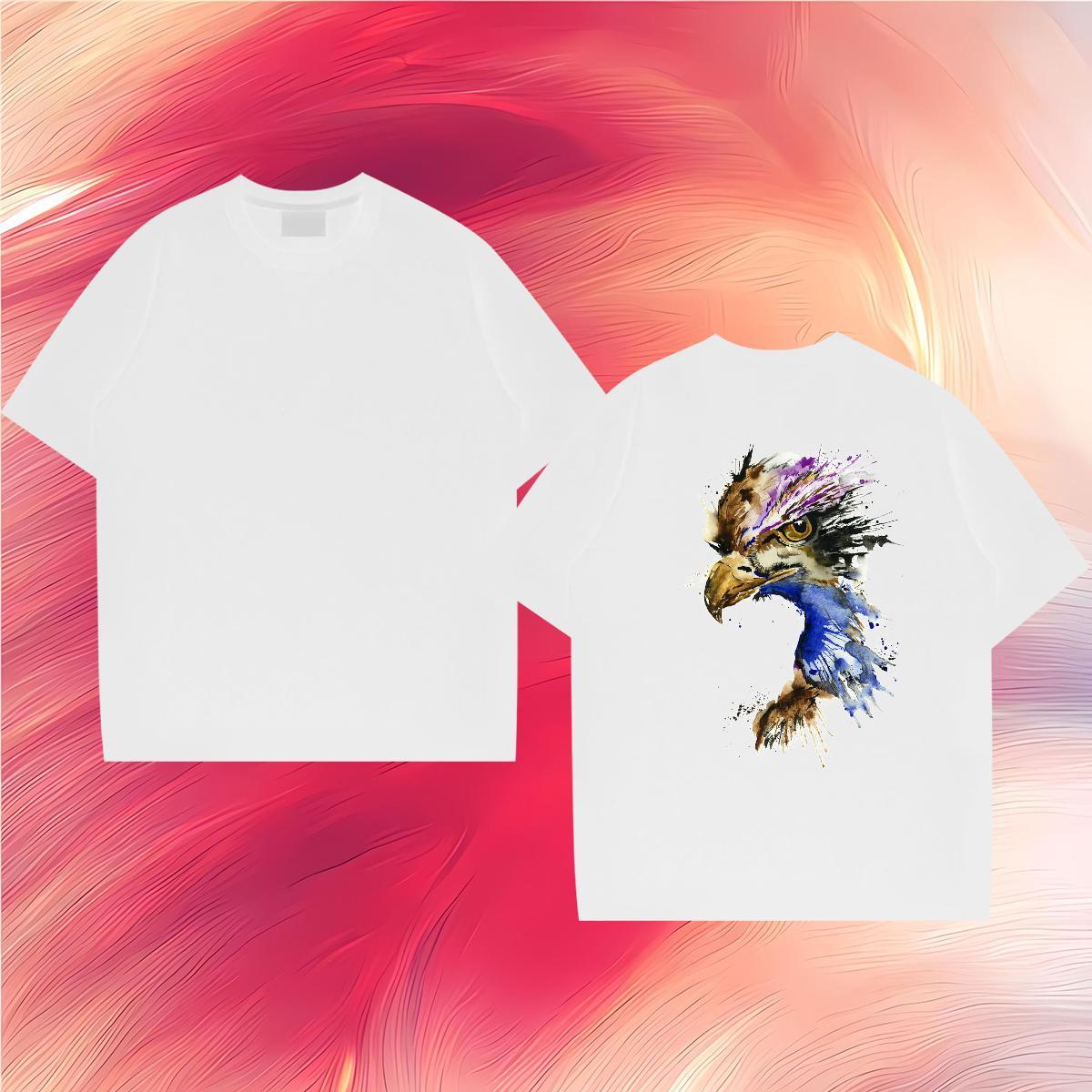 DIY T Shirt For Man 230g Cotton cool Street Casual Tees Pure Cotton Loose Fit Tshirt for Man Woman Oversized 3XL 4XL