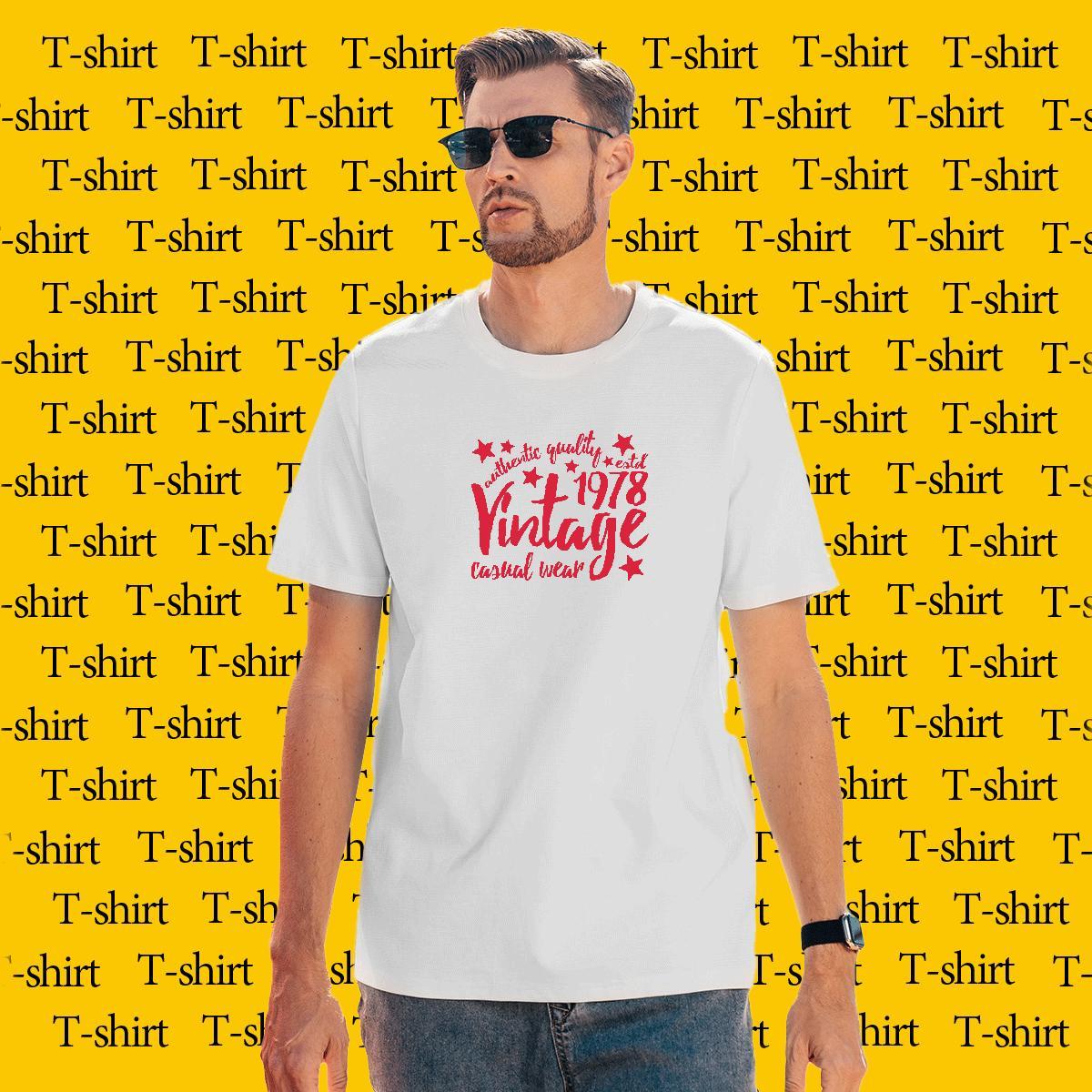 TOP Quality Men Tops Tees 230g Pure Cotton Summer Casual letter Custom Printed Short Sleeve Soft 2024 New Man T Shirts Polos