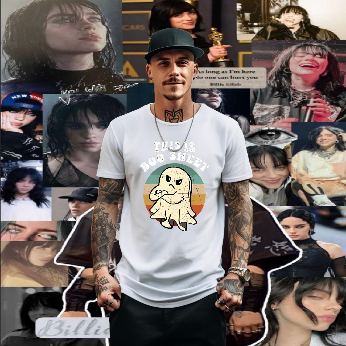Fashion Casual Mens T Shirts 230g Pure Cotton halloween Street Top Tees Breathable Crew Neck Comfortable Couples T Shirts Custom Anime
