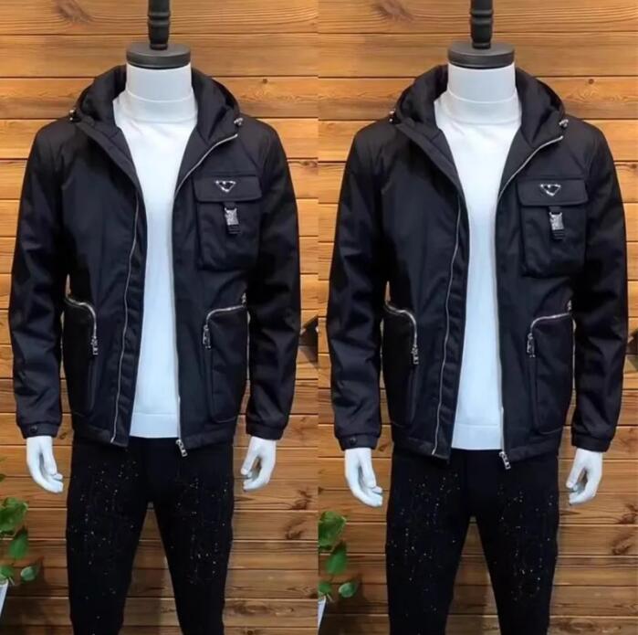 2024 Men's jacket designer jacket thin jacket letter inverted triangle jacket sun protection spring and autumn clothing high-quality outdoor short jacket