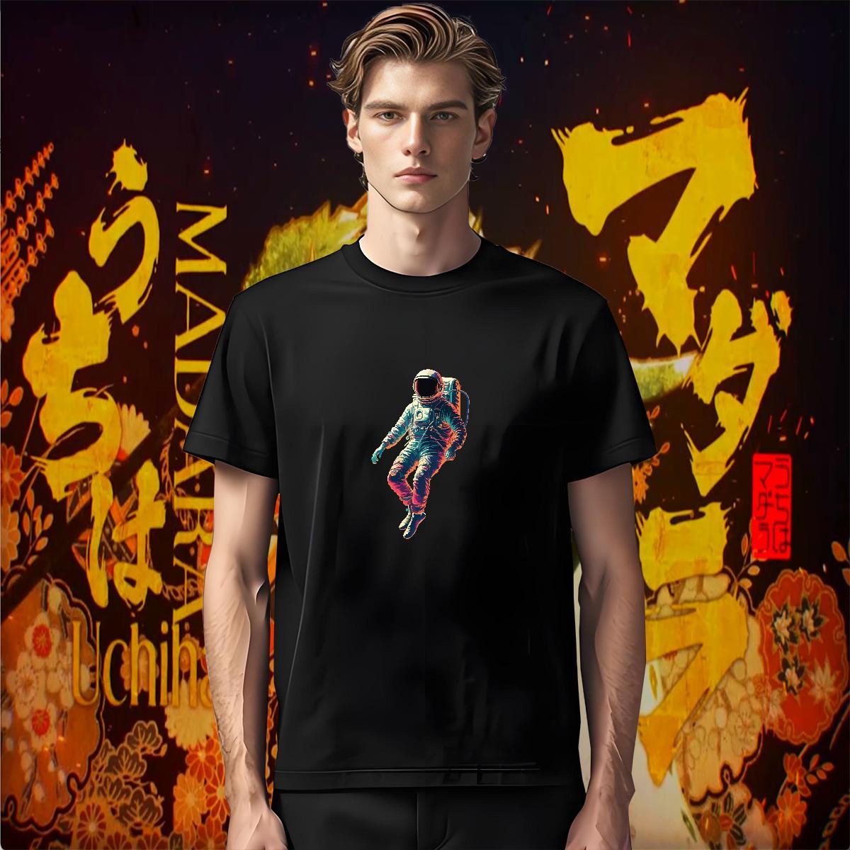 T Shirt For Man 230g Pure Cotton universe Sports Casual Breathable Crew Neck Customized Couples T Shirts Designer Popular Tops Shirt