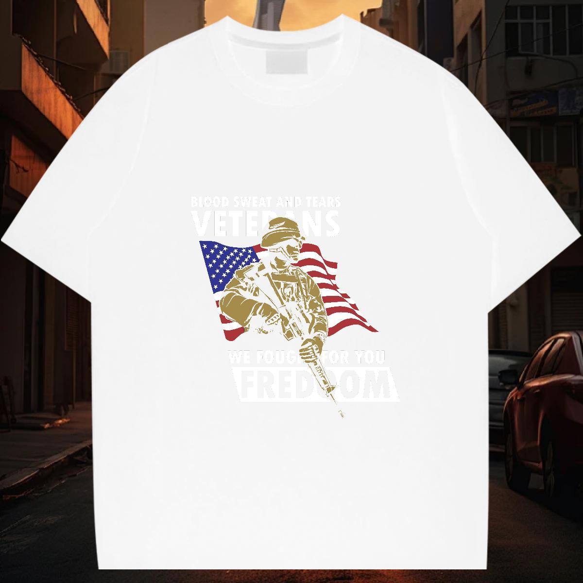 T-Shirts for Men 230g Pure Cotton icon Hip Hop Breathable Crew Neck Cartoon Printing L-4XL Couples T Shirts New Designer Comfortable Tops