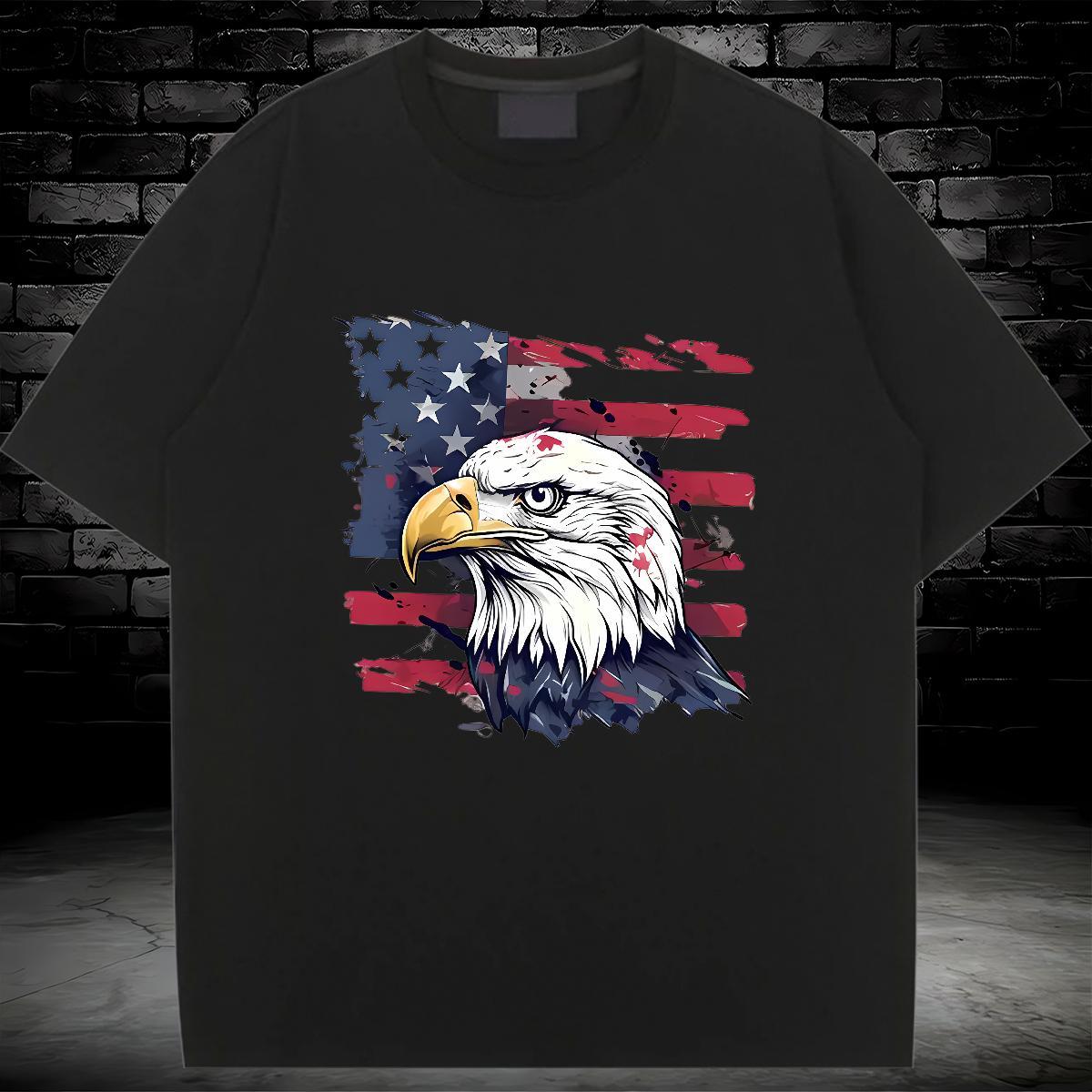 Unisex T shirt Breathable Crew Neck Women Tees DIY Printed Owl Sports Casual 230g 100% Cotton 2024 Casual Clothes Shirt