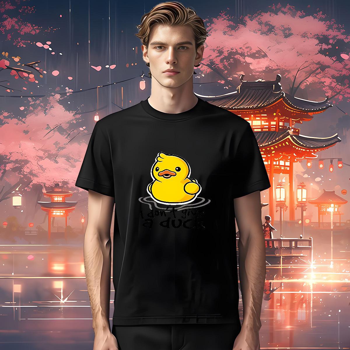 Fashion T Shirts Men 230g Pure Cotton duck Street wear Hip Hop Tshirts Breathable Crew Neck Loose Fit Tshirt for Man Woman Asian Size