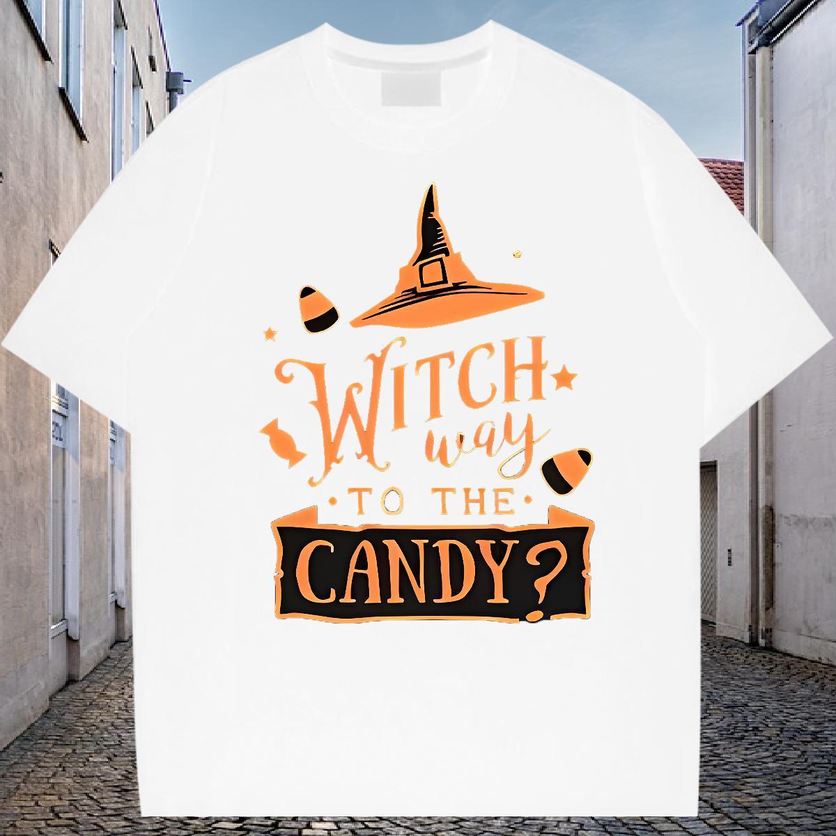 2024 DIY Man T Shirts 230g Pure Cotton halloween Street Wear Polos Breathable Soft Cool Design Tshirts Custom Cartoon