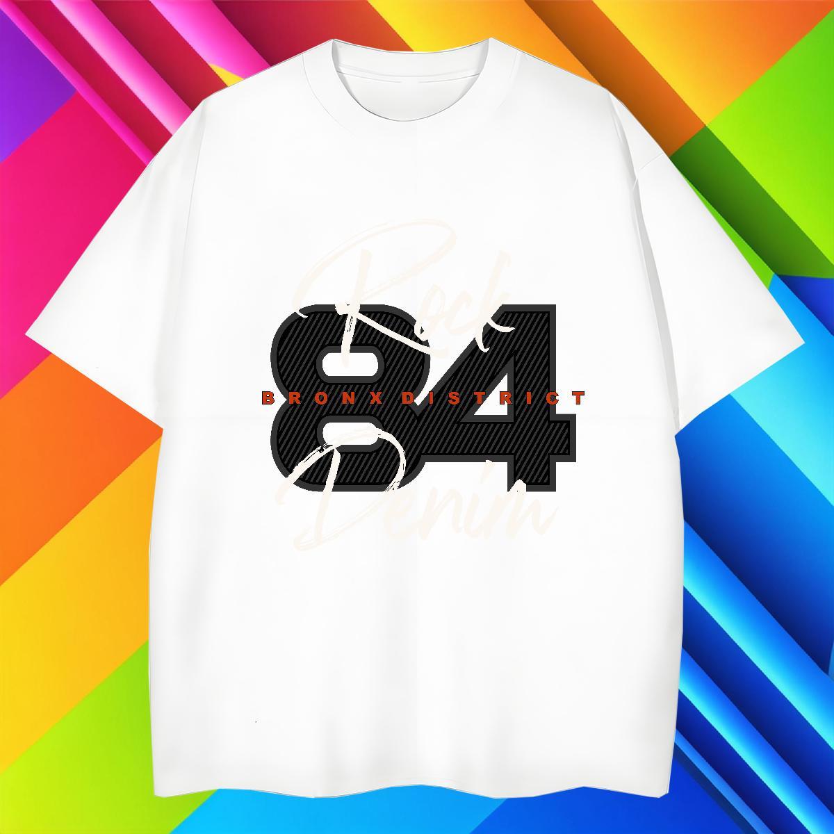 Free Shipping Men Tshirts 230g Pure Cotton High Street Hip Hop letter Cartoon Printing L-4XL Crew Neck Breathable 2024 DIY T-Shirts Tops