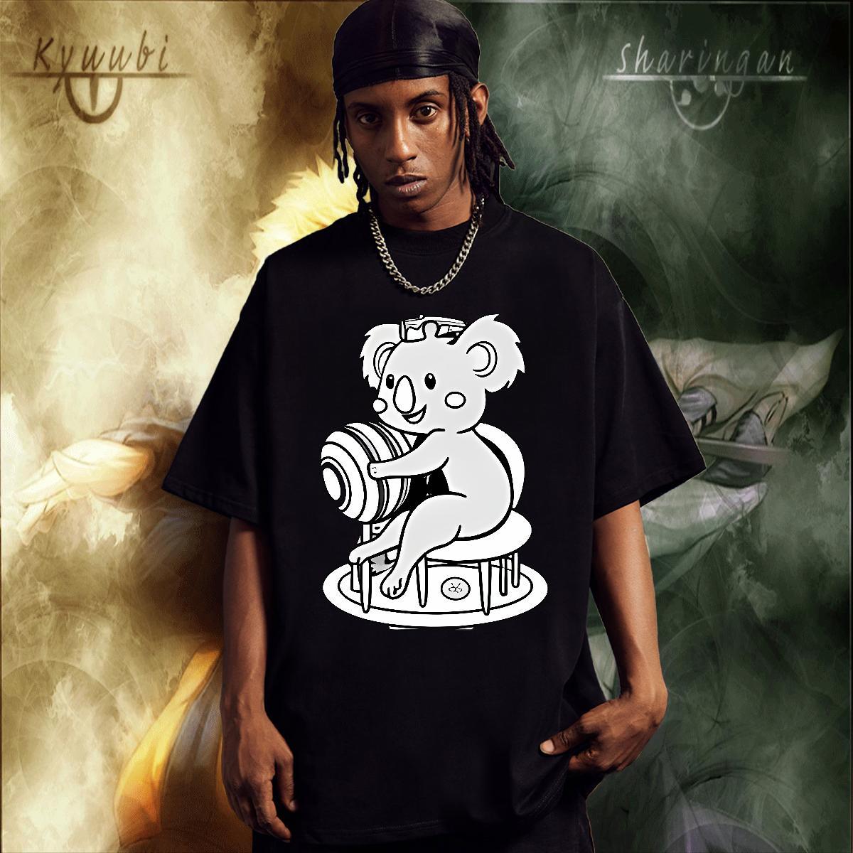 TOP Quality Men Clothes T-Shirt 100% Cotton 230g Street bear Oversized 3XL 4XL Breathable Crew Neck New Designer T shirt Tshirts