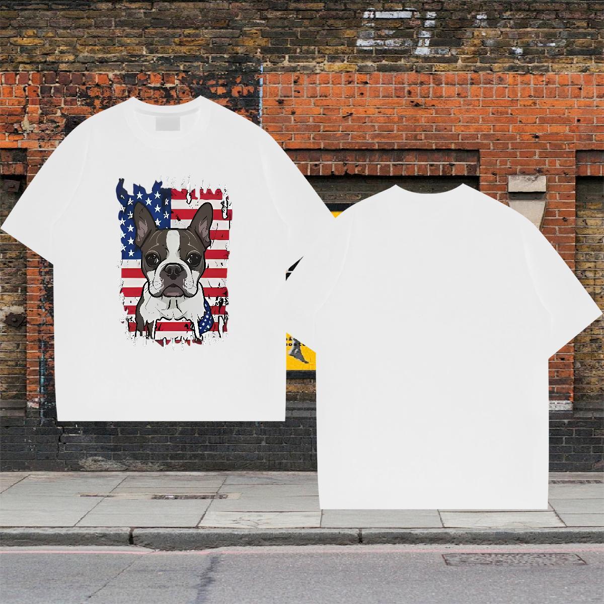 New T Shirts Men 100% Cotton 230g High Street Hip Hop Tees Breathable Short Sleeve Soft Men Tshirts Custom Print Plus Size