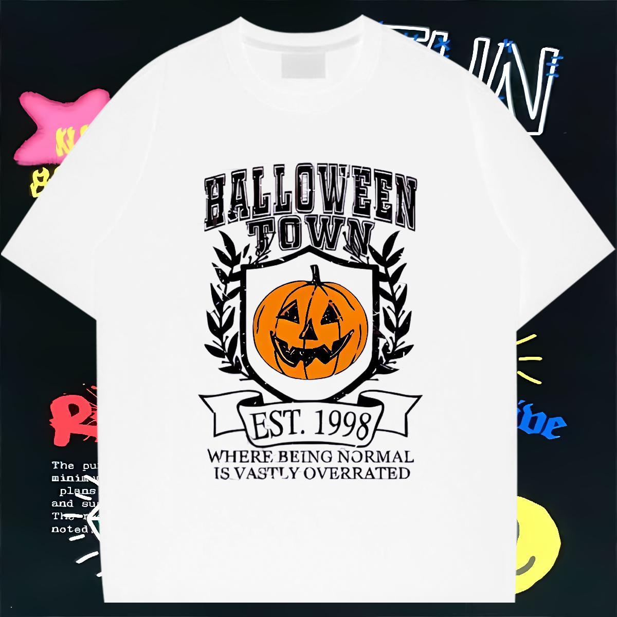 Designer Fashion Men T Shirts 230g Cotton pumpkin Sport Tshirts O-Neck Short Sleeve Free Shipping Men Tops Tees DIY Printed