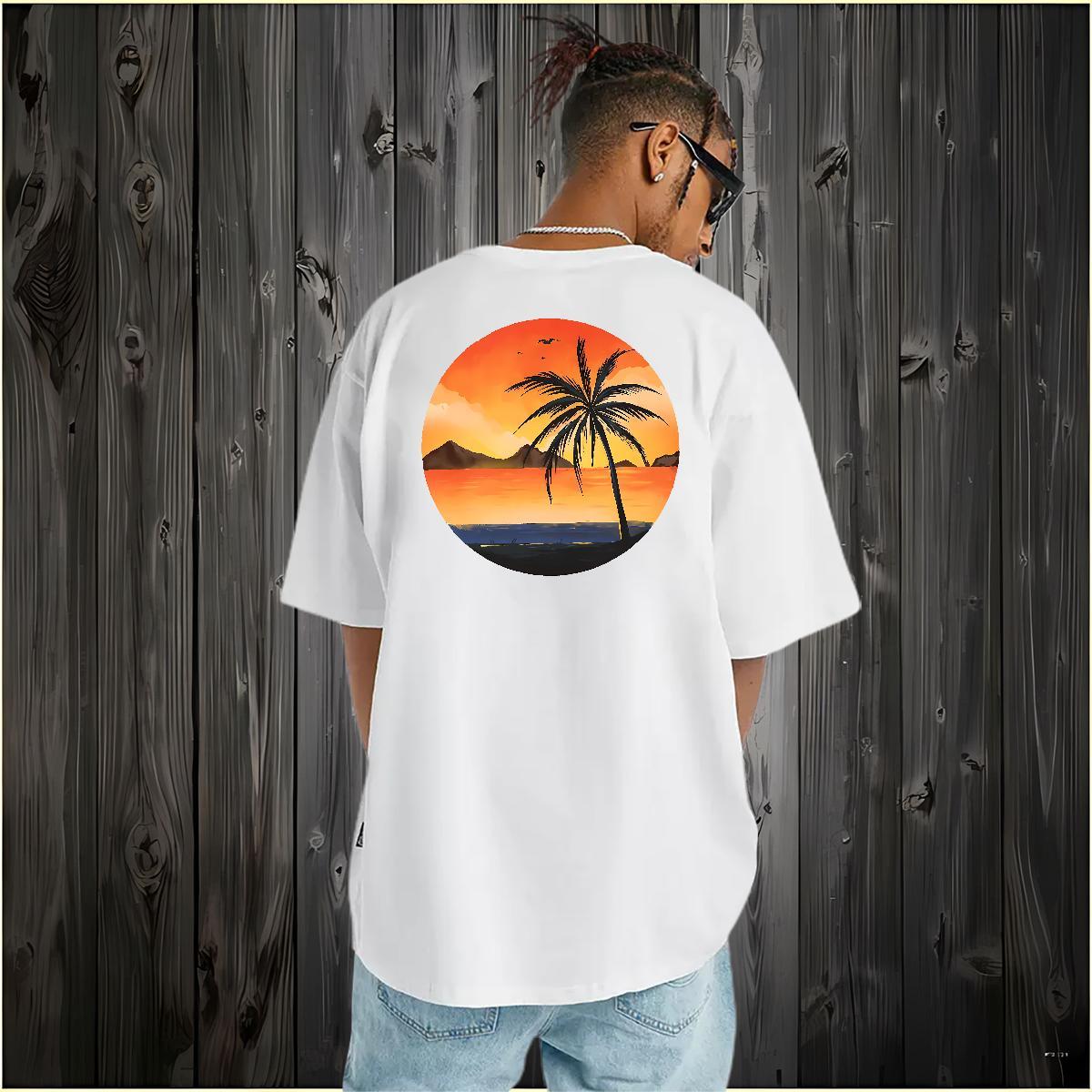 Fashion Casual T Shirts Men 230g 100% Cotton sun Home Outdoor Polos Pure Cotton Wholesale Men Clothes T-Shirt DIY Logo Oversized