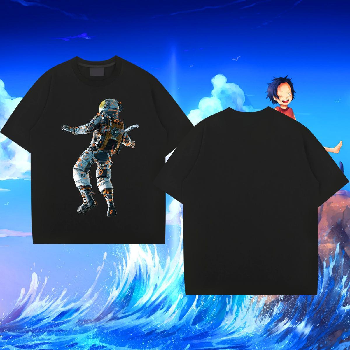 High Quality Men Tshirts 100% Cotton 230g Street wear Hip Hop DIY Anime Short Sleeve Soft Designer Mens T Shirts Tees