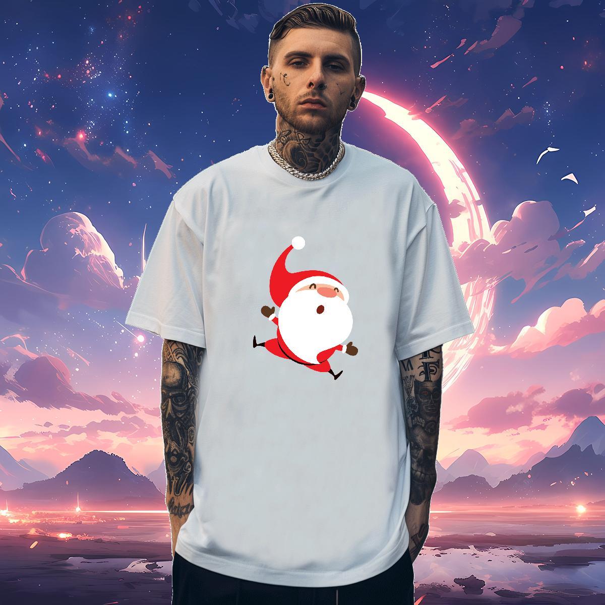 T Shirt For Man 230g Pure Cotton Sport Short Sleeve O-Neck Asian Size Tshirt for Man Woman New Loose Fit Polos