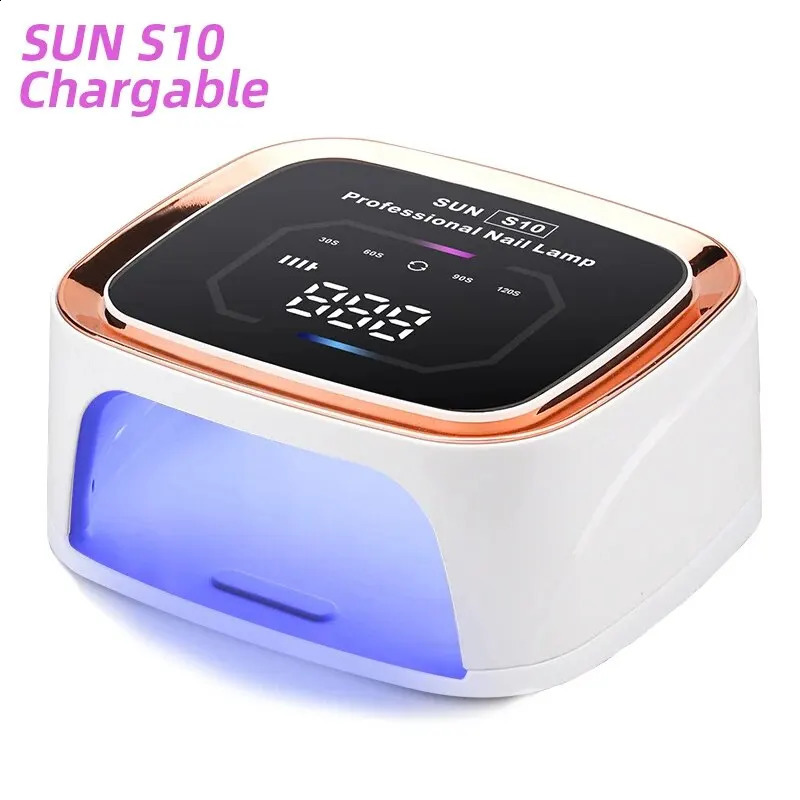 36LEDS Rechargeable UV LED Nail Lamp Professional Cordless Gel Polish Drying Lamp For Manicure With Built-in Battery Nail Art 240729