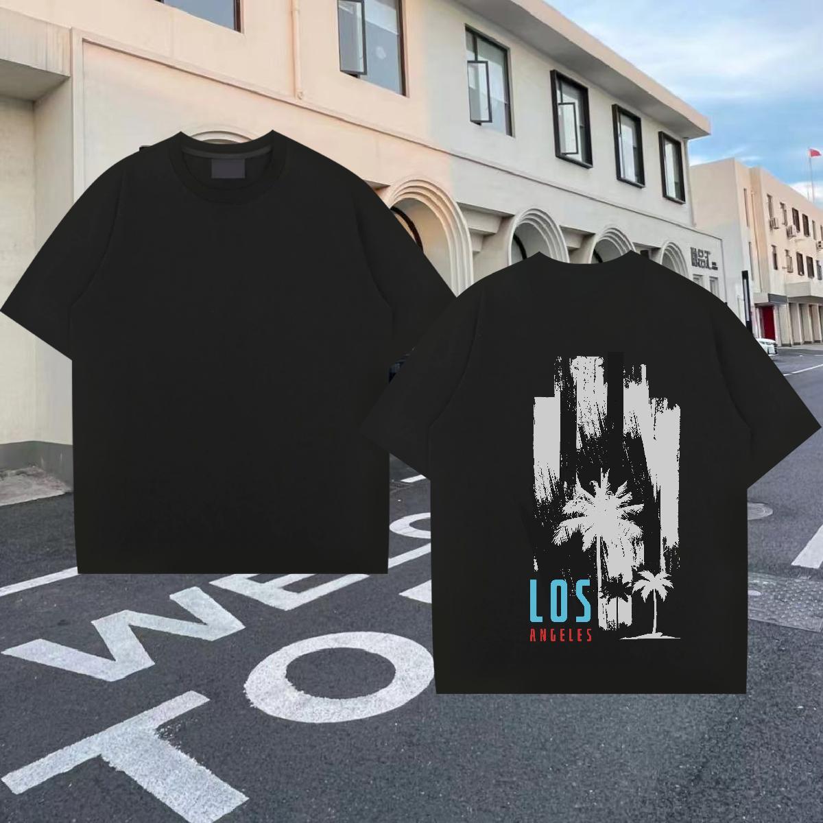 Fashion Design Man T Shirts 100% Cotton 230g tree Street Casual Clothes Breathable High Quality Men Clothes T-Shirt Oversized 4XL