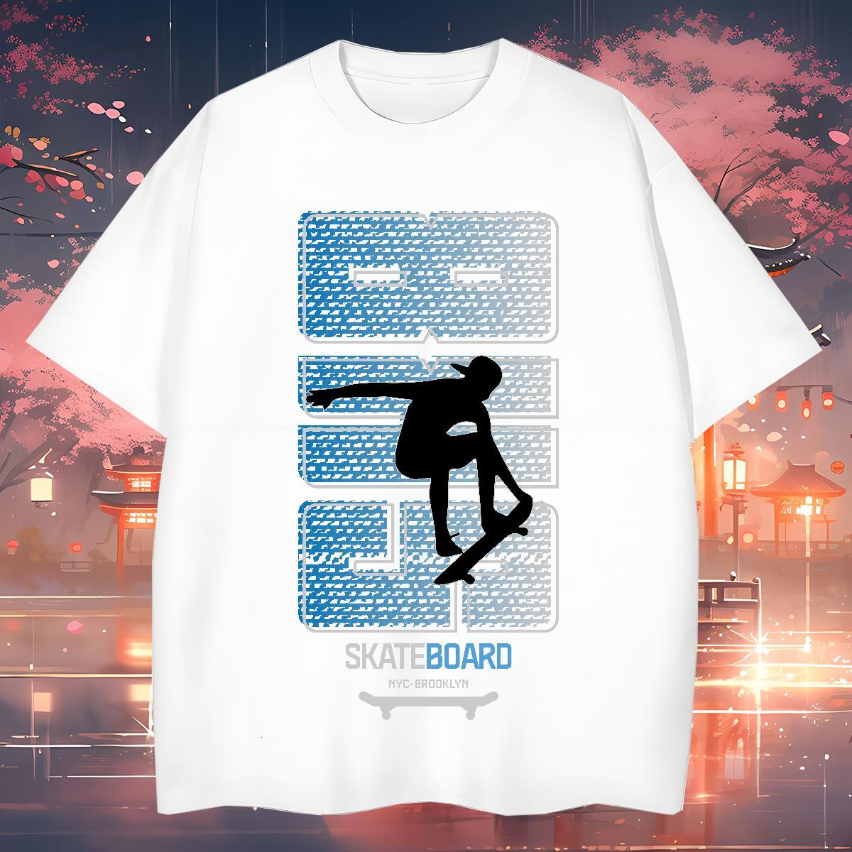 Man T Shirts 230g Pure Cotton portrait Street Short Sleeve Soft DIY Logo Oversized Men Tshirts Fashion Designer Free Shipping Top Tees