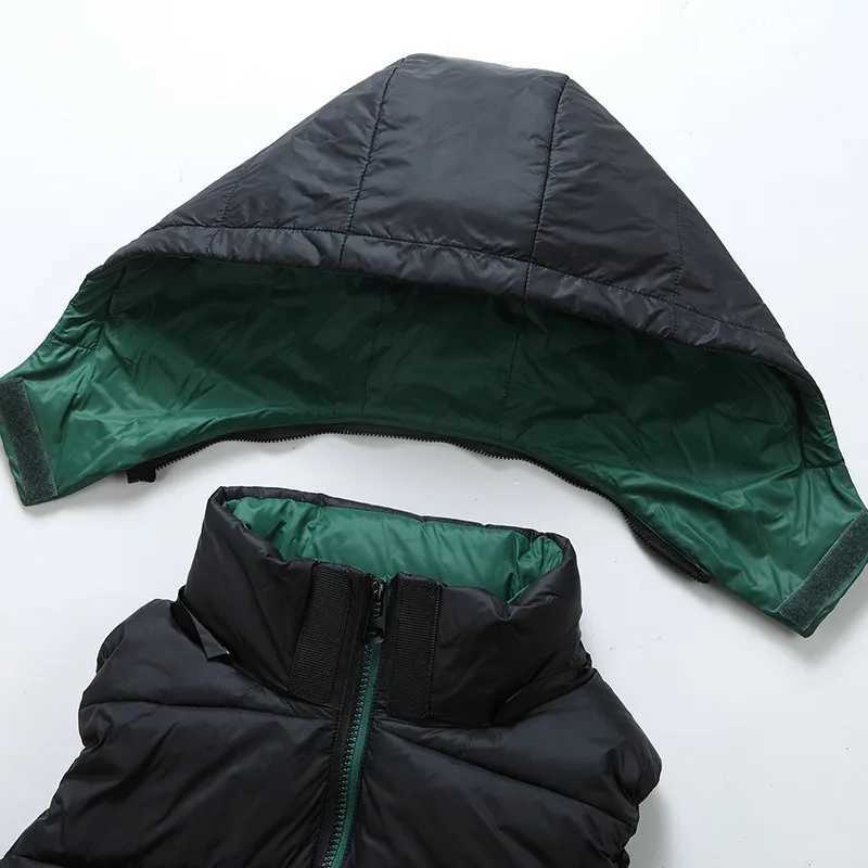 Childrens vest girls boys outerwear outdoor clothing cotton sleeveless living jacket winter jacket baby clothingW240724