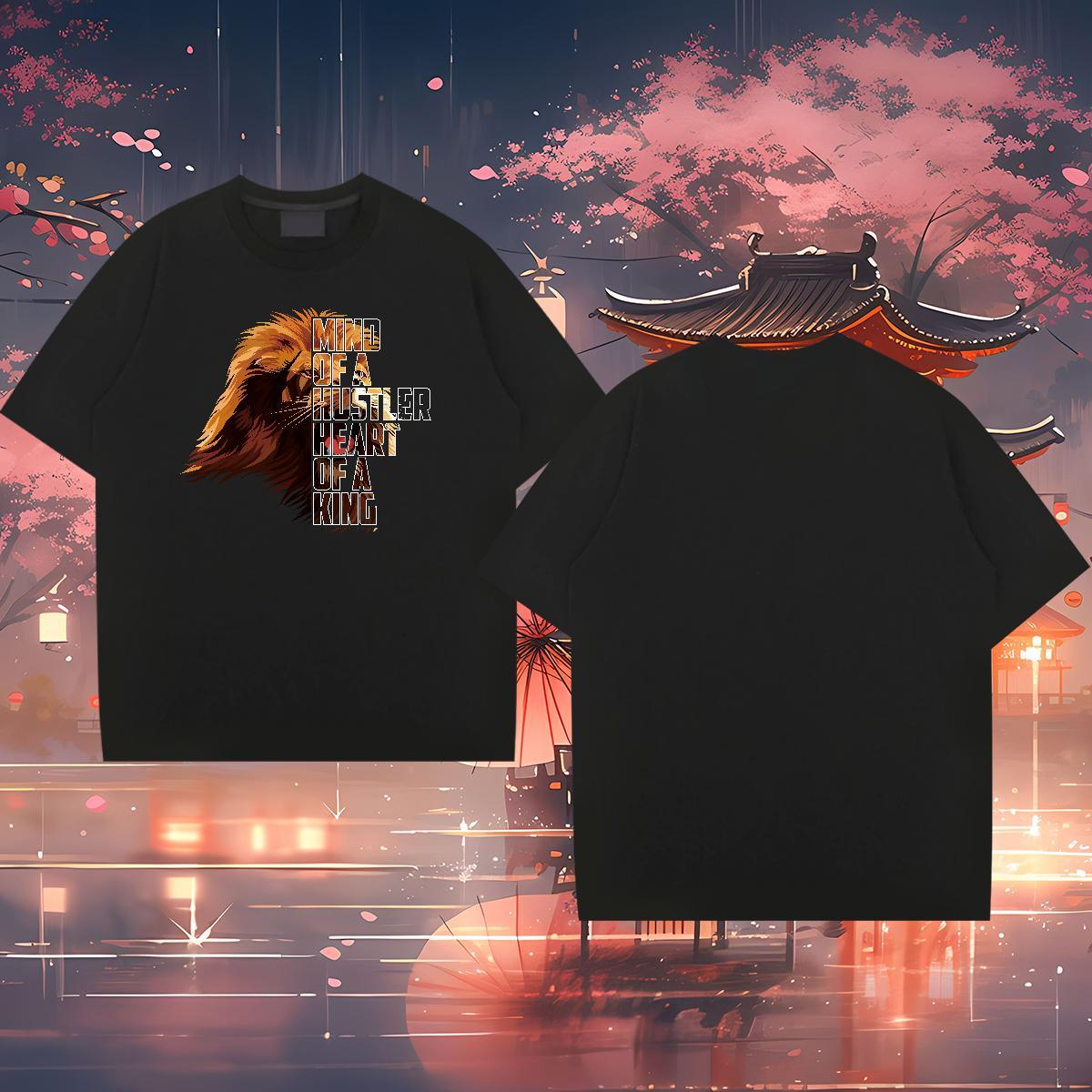 Brand T Shirt For Man 230g Pure Cotton Daily Outfit Tees Shirts Breathable Short Sleeve Cool Mens Tshirts Custom Anime