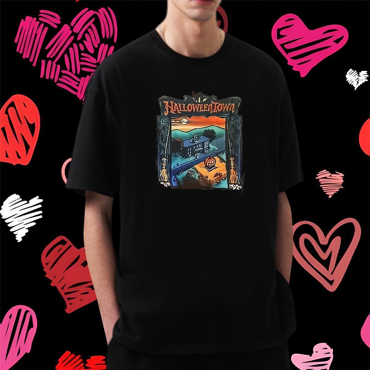 2024 Designer Men T Shirts 230g Cotton halloween Sport Tees Breathable Crew Neck Popular Couples T Shirts Plus Size Custom