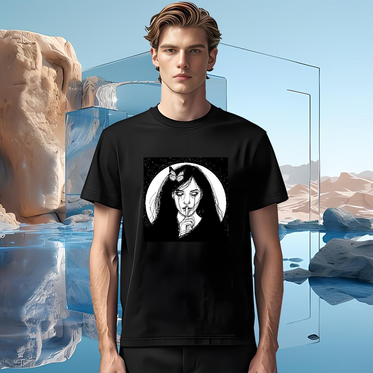 Men T Shirts 230g Pure Cotton nun Sport Crew Neck Custom Printed Mens Tshirts Classic Casual High Quality Clothes