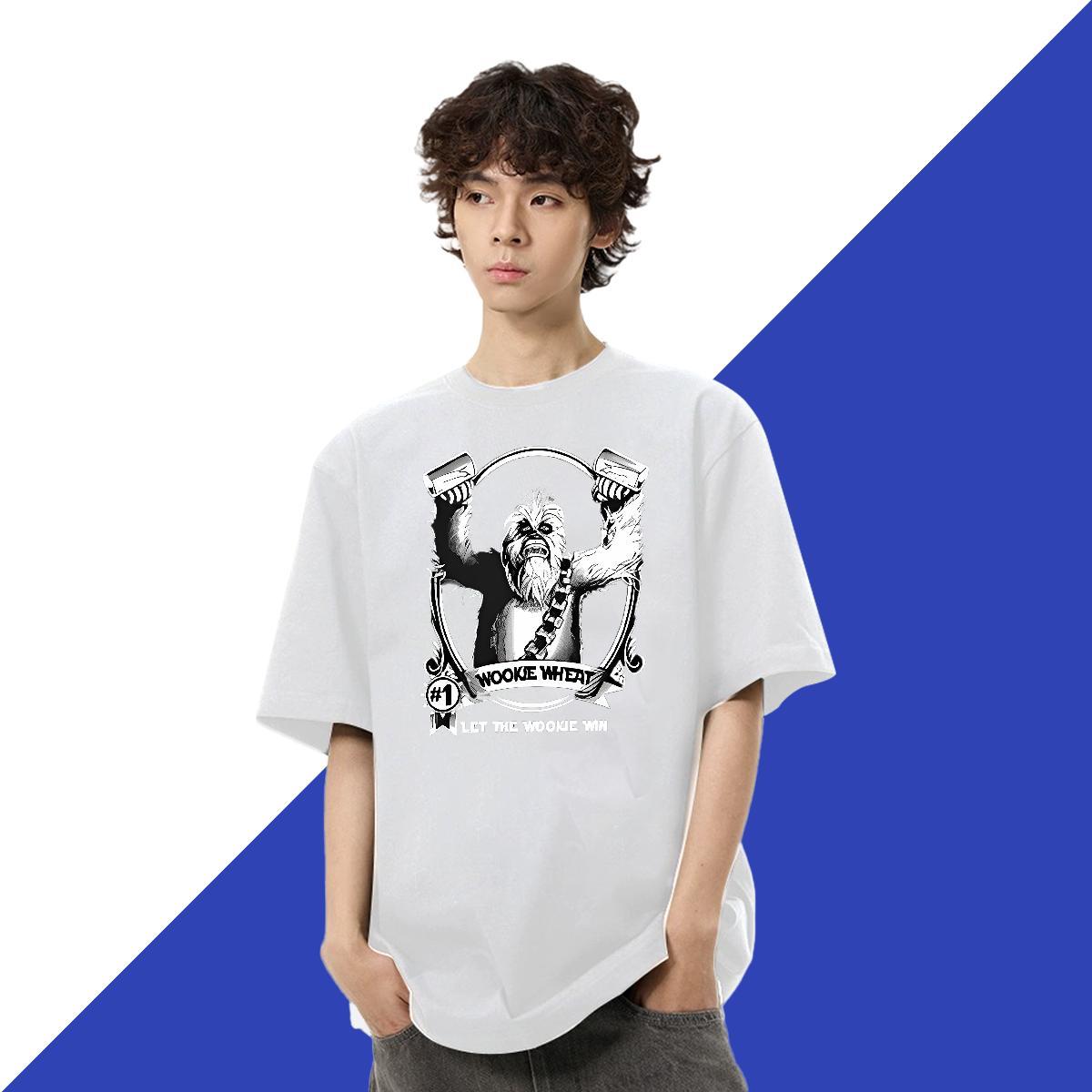 Comfortable Men Tops Tees 100% Cotton 230g Street wear Hip Hop orangutan DIY Logo Oversized Breathable Crew Neck New Arrival Mens T Shirts Top Tees