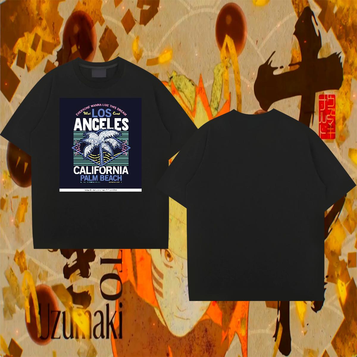 Popular Couples T Shirts 230g Cotton High Street Hip Hop Graphic Breathable Soft 2024 New Man T Shirts Wear